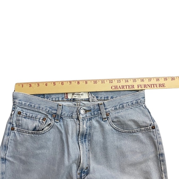 Levi’s 550 relaxed fit jeans (back pocket personalized) high waist size 32 - Picture 8 of 12